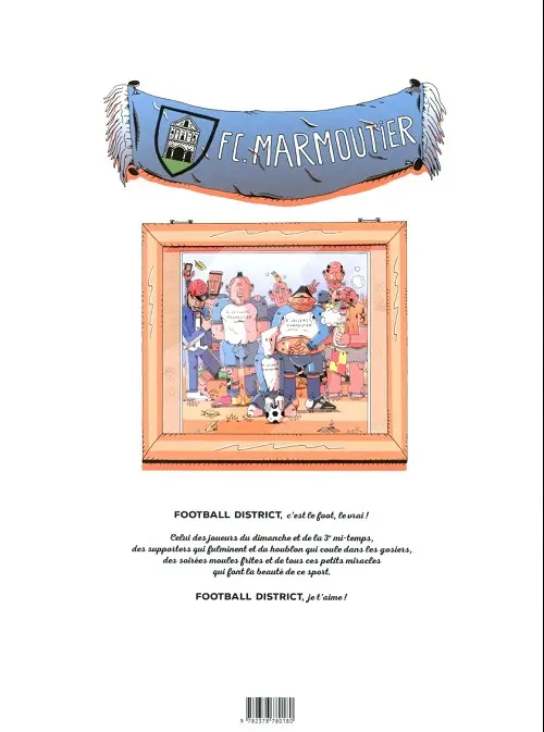 Verso de l'album Football district