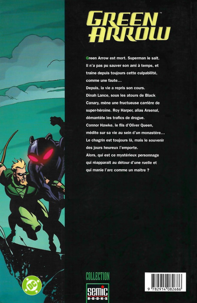 Verso de l'album Green Arrow - Carquois 1