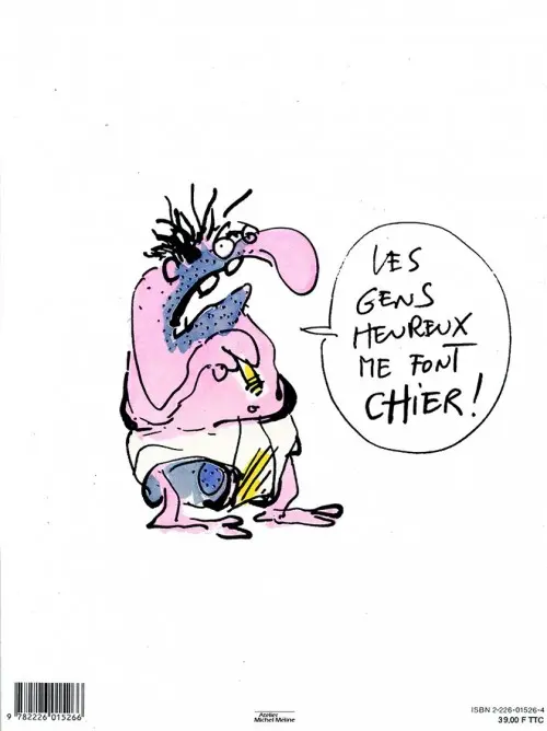 Verso de l'album Gros dégueulasse