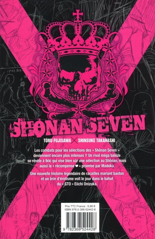 Verso de l'album GTO Stories - Shonan Seven Vol. 03