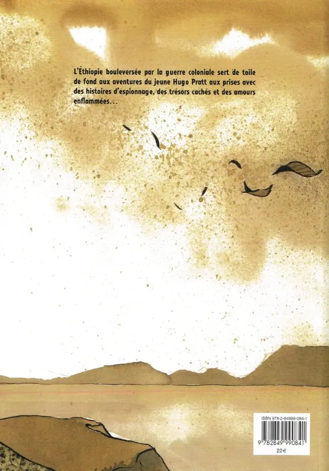 Verso de l'album Hugo Pratt, un gentilhomme de fortune 1 Visions africaines