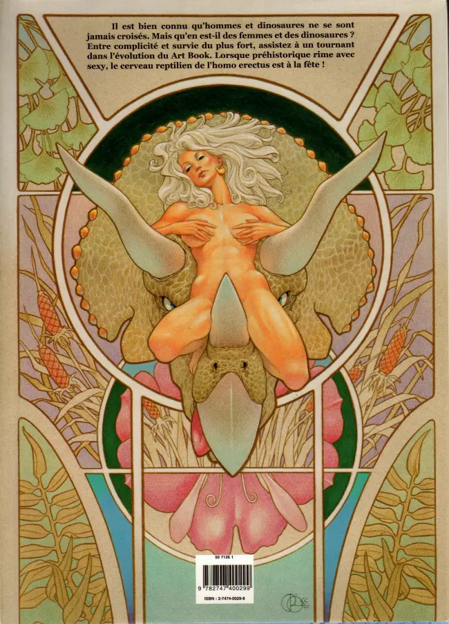 Verso de l'album Illustrations de charme Tome 4 Tueuses de dinos - Illustrations de charme