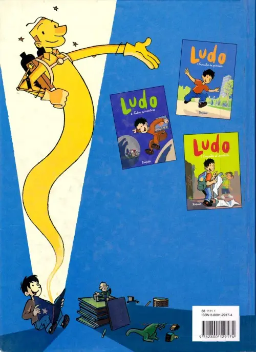 Verso de l'album Ludo Tome 3 Enquêtes et squelettes