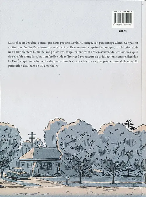 Verso de l'album Malédictions