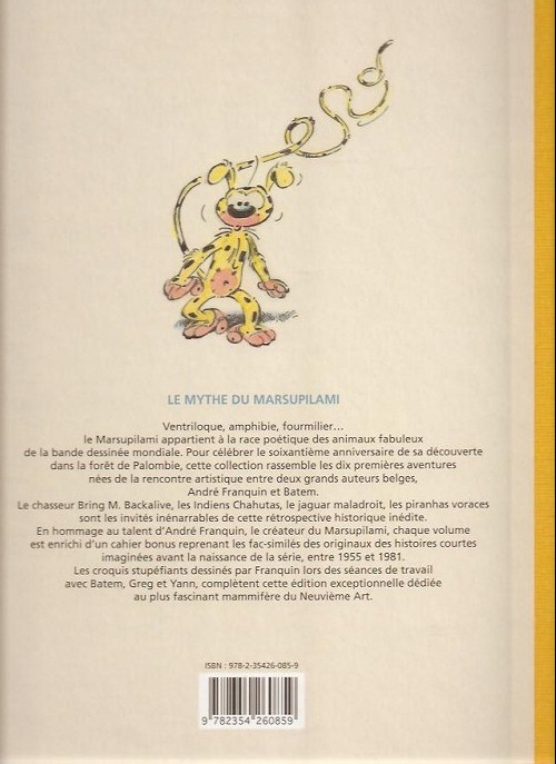 Verso de l'album Marsupilami Tome 2 Le bébé du bout du monde