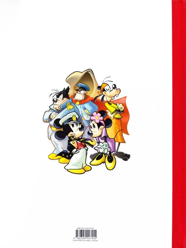 Verso de l'album Mickey Maltese La ballade de la souris salée