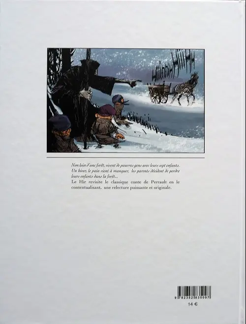 Verso de l'album Le Petit Poucet
