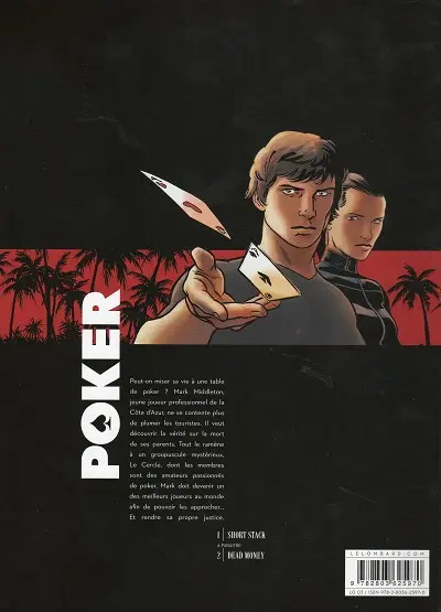 Verso de l'album Poker Tome 1 Short stack