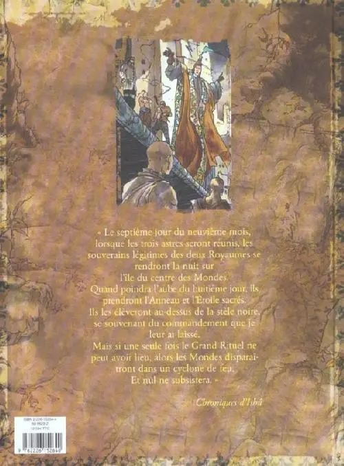 Verso de l'album La Prophétie des deux mondes Tome 2 Le pays sans retour