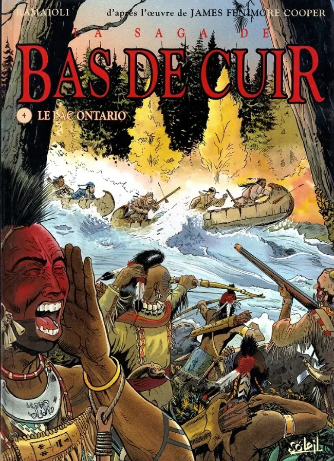 Couverture de l'album La saga de Bas de Cuir Tome 4 Le lac Ontario