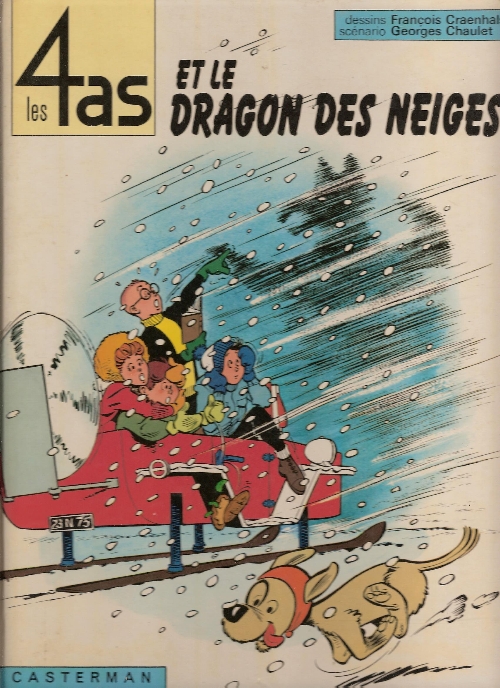 Couverture de l'album Les 4 as Tome 7 Les 4 as et le dragon des neiges