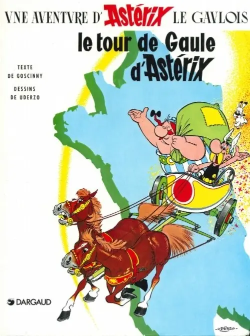 Couverture de l'album Astérix Tome 5 Le tour de Gaule d'Astérix