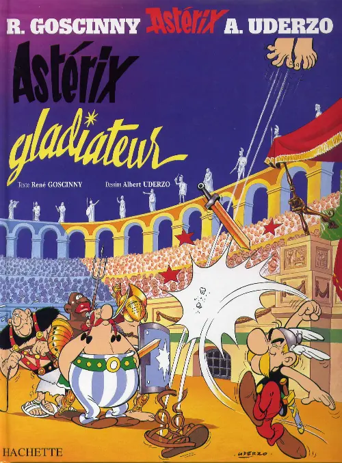 Couverture de l'album Astérix Tome 4 Astérix gladiateur