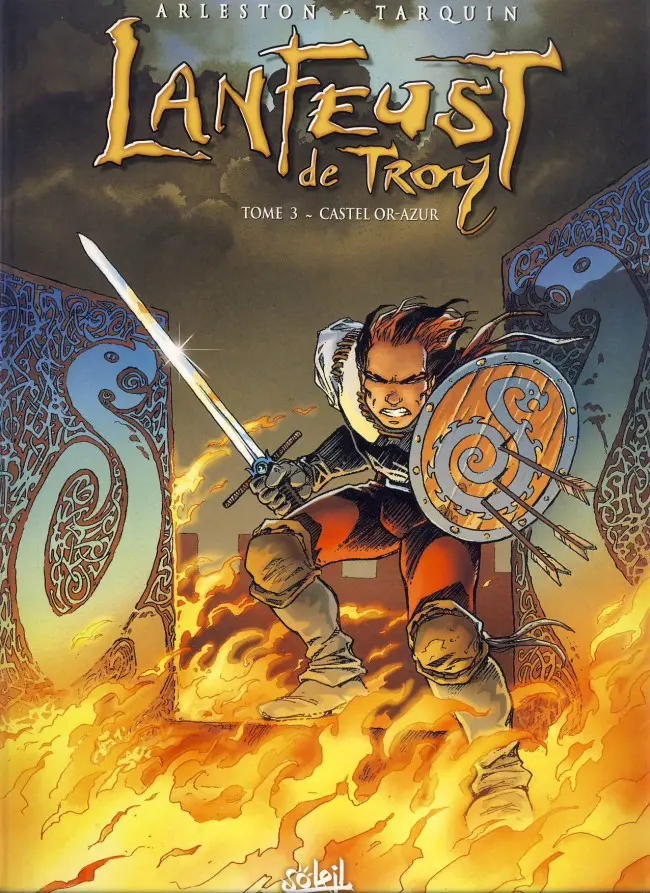 Couverture de l'album Lanfeust de Troy Tome 3 Castel Or-Azur