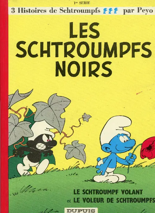 Couverture de l'album Les Schtroumpfs Tome 1 Les Schtroumpfs noirs