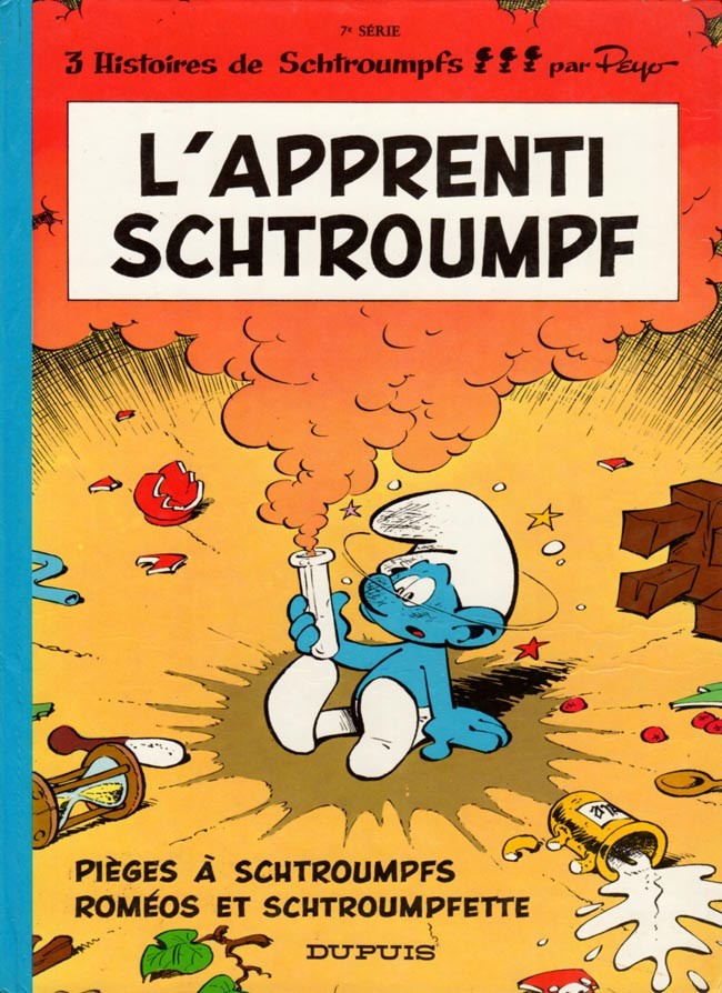 Couverture de l'album Les Schtroumpfs Tome 7 L'apprenti schtroumpf