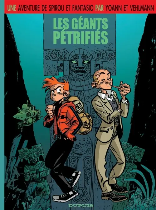 Couverture de l'album Spirou et Fantasio - Une aventure de... / Le Spirou de... Tome 1 Les géants pétrifiés