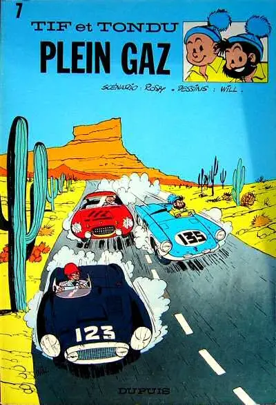 Couverture de l'album Tif et Tondu Tome 7 Plein gaz