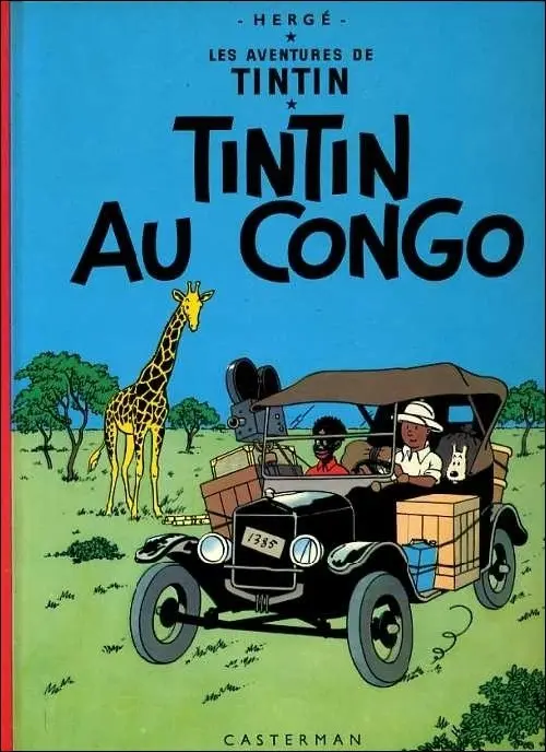 Couverture de l'album Tintin Tome 2 Tintin au Congo