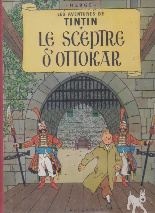 Couverture de l'album Tintin Tome 8 Le sceptre d'Ottokar
