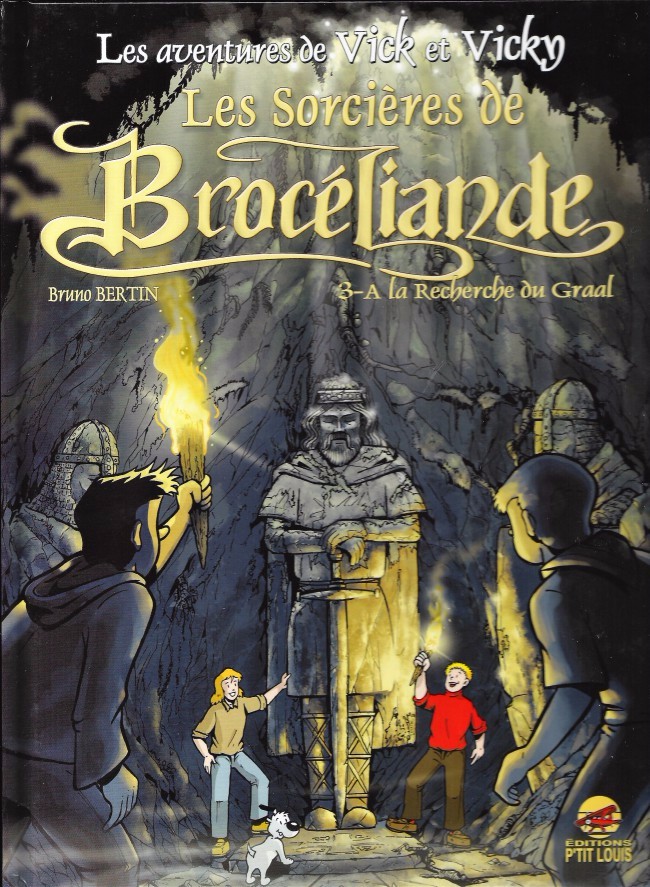 Couverture de l'album Les aventures de Vick et Vicky Tome 10 Les sorcières de Brocéliande - À la recherche du Graal