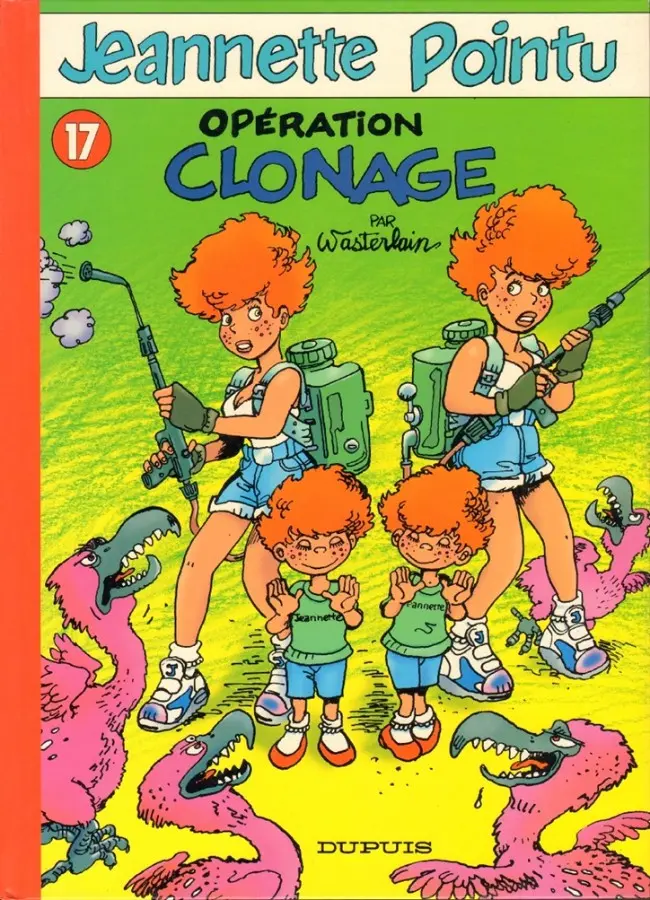 Couverture de l'album Jeannette Pointu Tome 17 Opération Clonage
