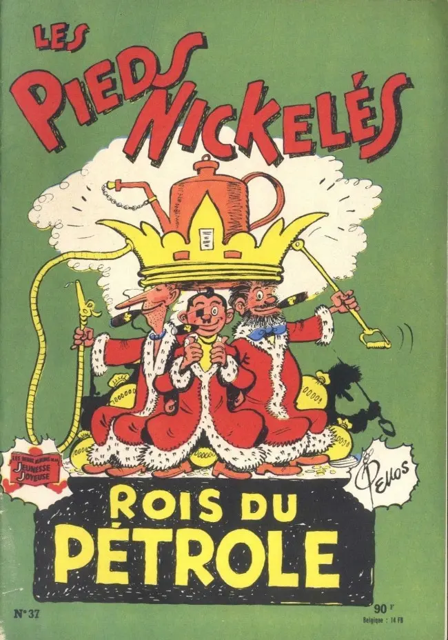 Couverture de l'album Les Pieds Nickelés Tome 37 Les Pieds Nickelés rois du pétrole