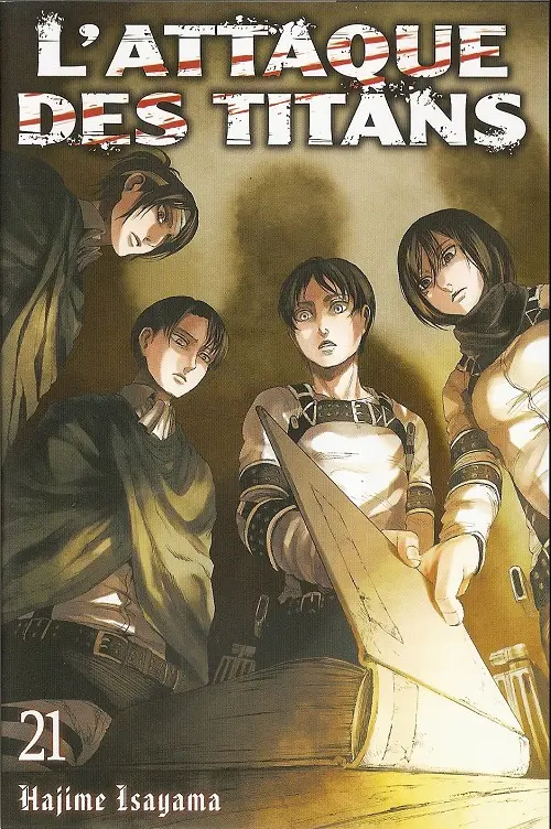 Couverture de l'album L'Attaque des Titans Tomes 21 et 22
