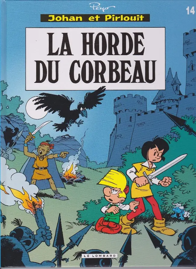 Couverture de l'album Johan et Pirlouit Tome 14 La horde du corbeau