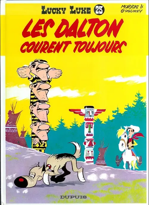 Couverture de l'album Lucky Luke Tome 23 Les Dalton courent toujours