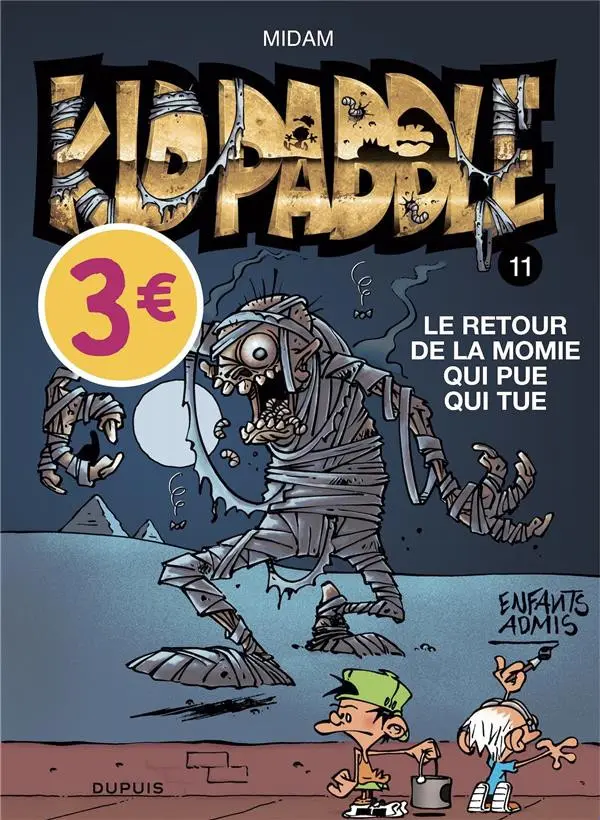 Couverture de l'album Kid Paddle Tome 11 Le retour de la momie qui pue qui tue