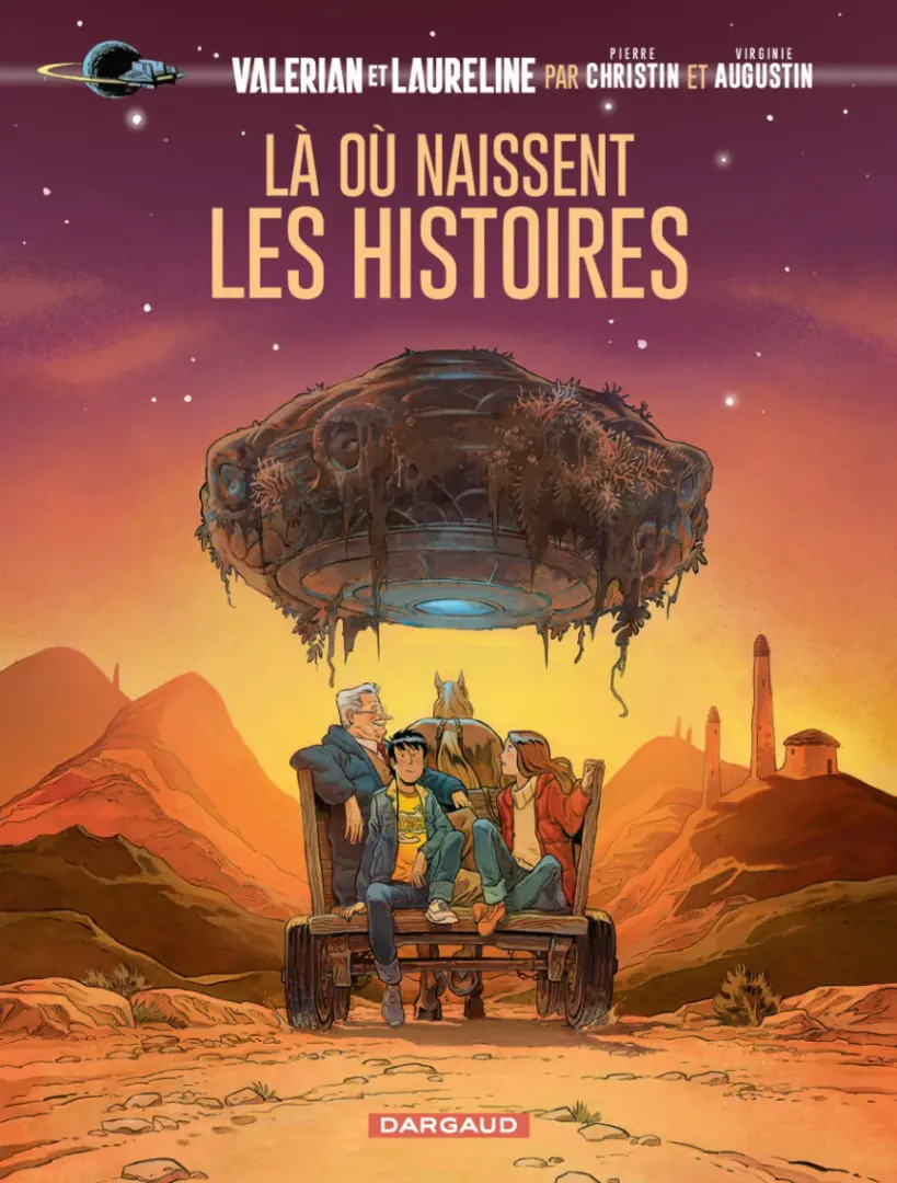 Couverture de l'album Valérian par... Tome 3 Là où naissent les histoires