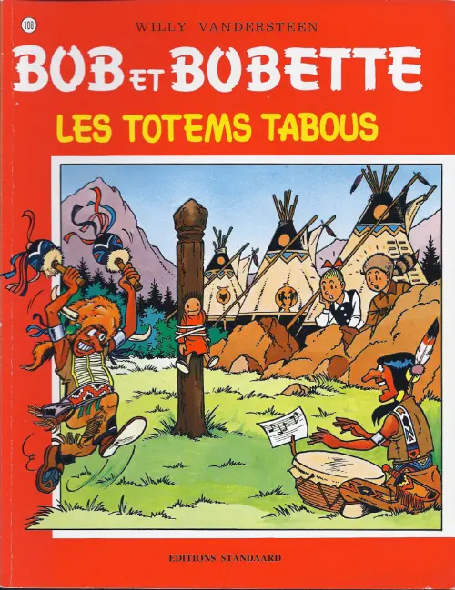 Couverture de l'album Bob et Bobette Tome 108 Les totems tabous