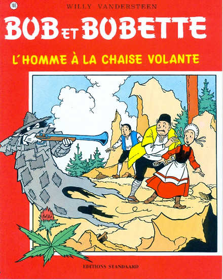 Couverture de l'album Bob et Bobette Tome 166 L'homme à la chaise volante