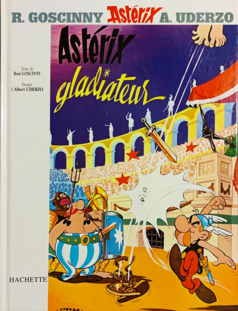 Couverture de l'album Astérix Tome 4 Gladiateur