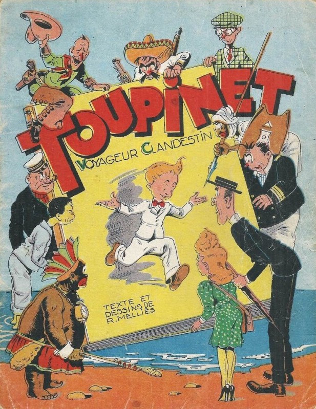 Couverture de l'album Toupinet voyageur clandestin