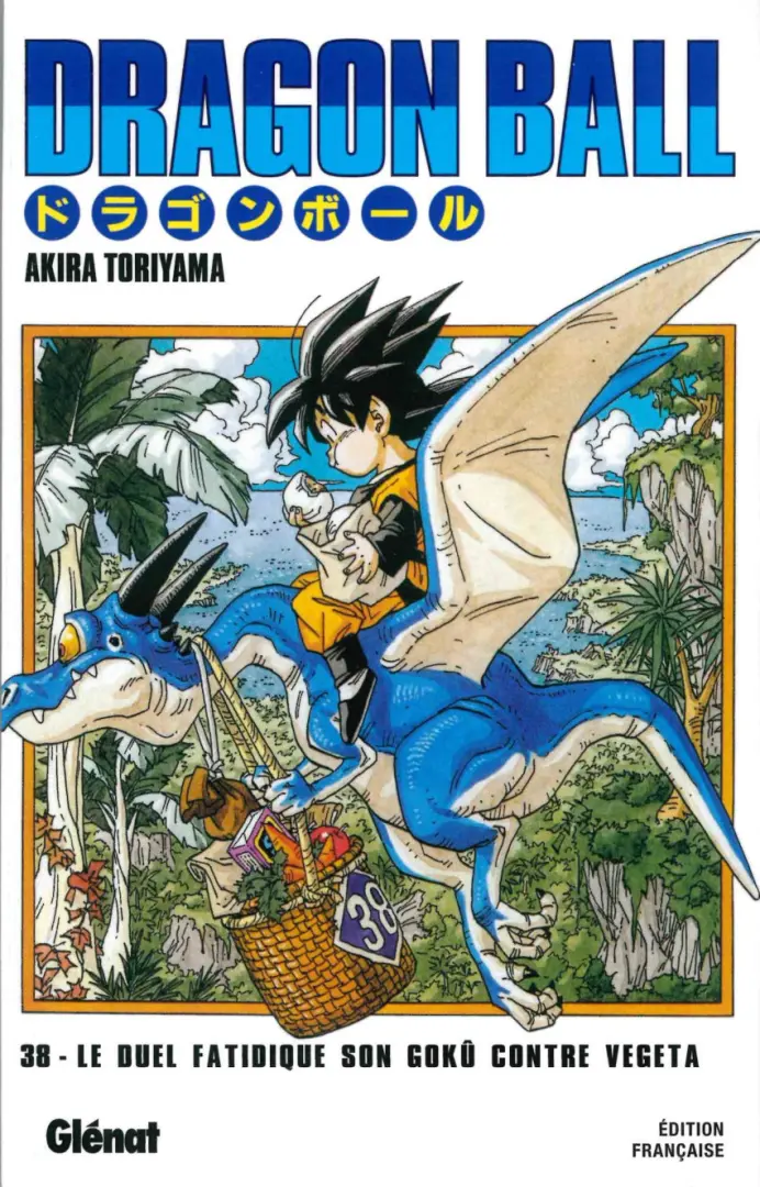 Couverture de l'album Dragon Ball Édition originale Tome 38 Le duel fatidique Son Gokû contre Végéta