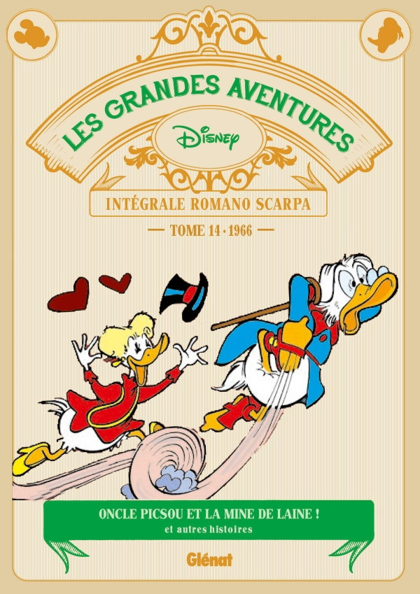 Couverture de l'album Les Grandes aventures Disney Tome 14 1966 : Oncle Picsou et la mine de laine ! et autres histoires