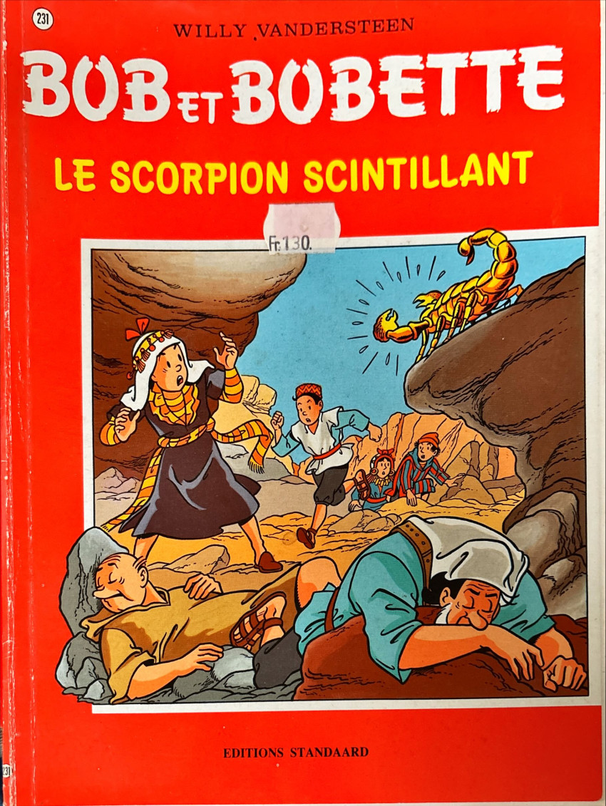 Couverture de l'album Bob et Bobette Tome 231 Le scorpion scintillant