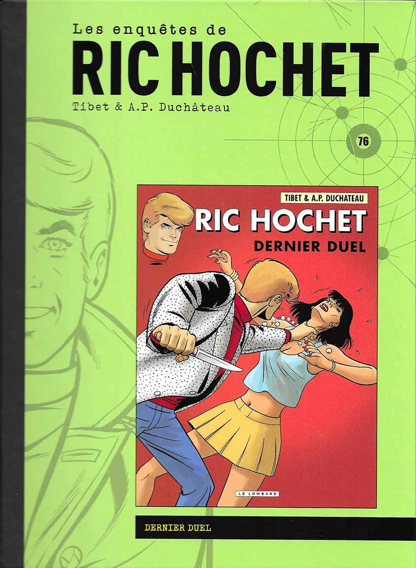 Couverture de l'album Les enquêtes de Ric Hochet Tome 76 Dernier duel