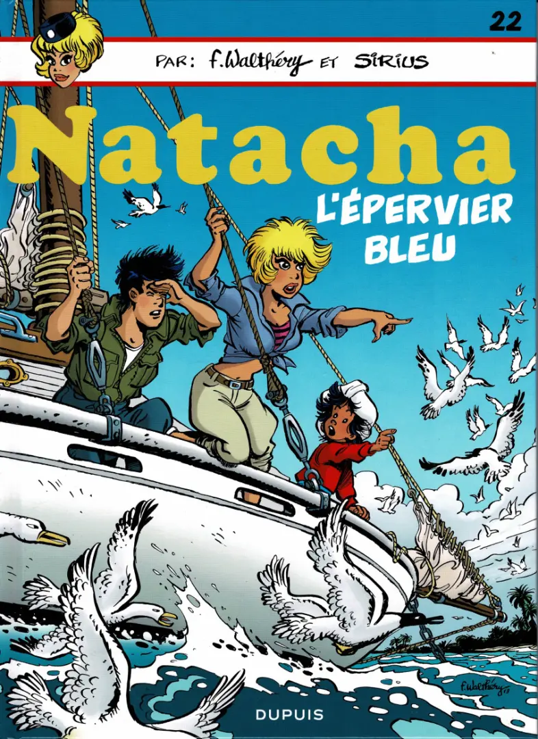 Couverture de l'album Natacha Tome 22 l'épervier bleu