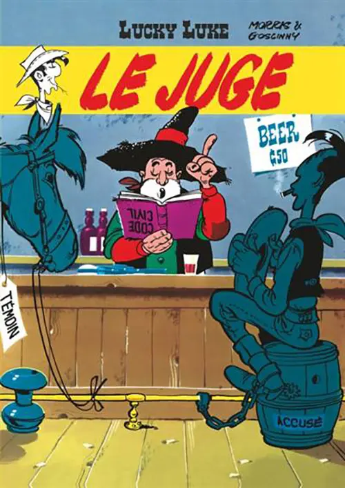 Couverture de l'album Lucky Luke Tome 13 Le juge