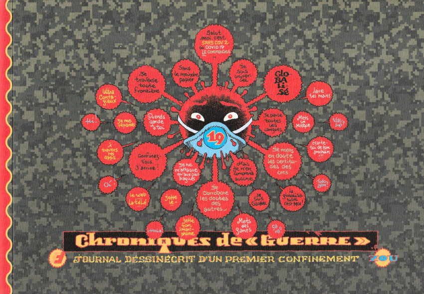 Couverture de l'album Chroniques de Guerre Journal dessinécrit d'un premier confinement