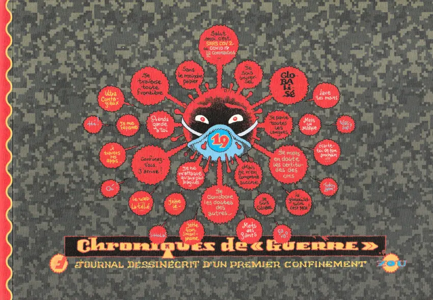 Couverture de l'album Chroniques de Guerre Journal dessinécrit d'un premier confinement