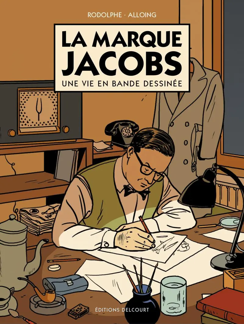 Couverture de l'album La Marque Jacobs une vie en bande dessinée