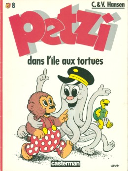 Couverture de l'album Petzi Tome 8 Petzi dans l'île aux tortues