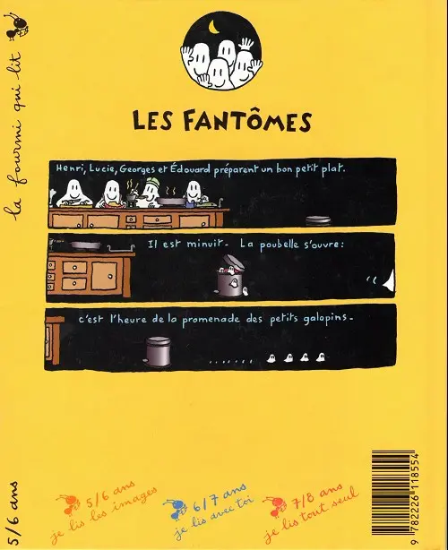 Verso de l'album Les fantômes Les petits galopins