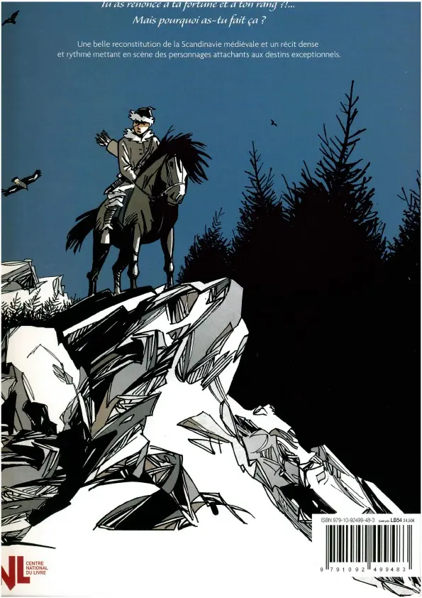 Verso de l'album La saga de Pelle 1 Snærgard