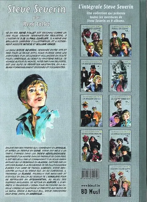 Verso de l'album Les aventures de Steve Severin Tome 5 La mission du E-5
