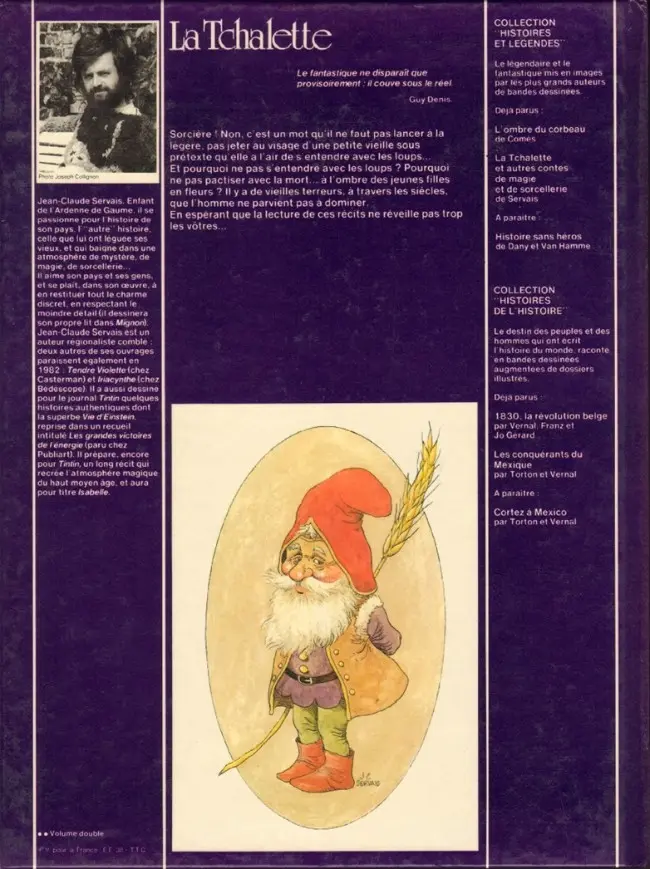 Verso de l'album La Tchalette